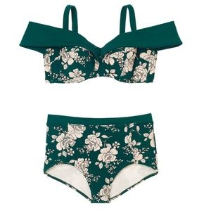 Off the shoulder Bikini Set